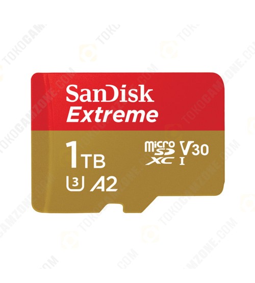 Sandisk 1TB Extreme PLUS UHS-I microSDXC Memory Card with SD Adapter 